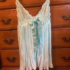 Victoria’s Secret Mint babydoll lingerie